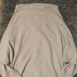 Off the shoulder bat wing top